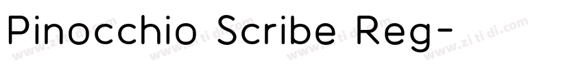 Pinocchio Scribe Reg字体转换 Pinocchio Scribe Reg字体转换